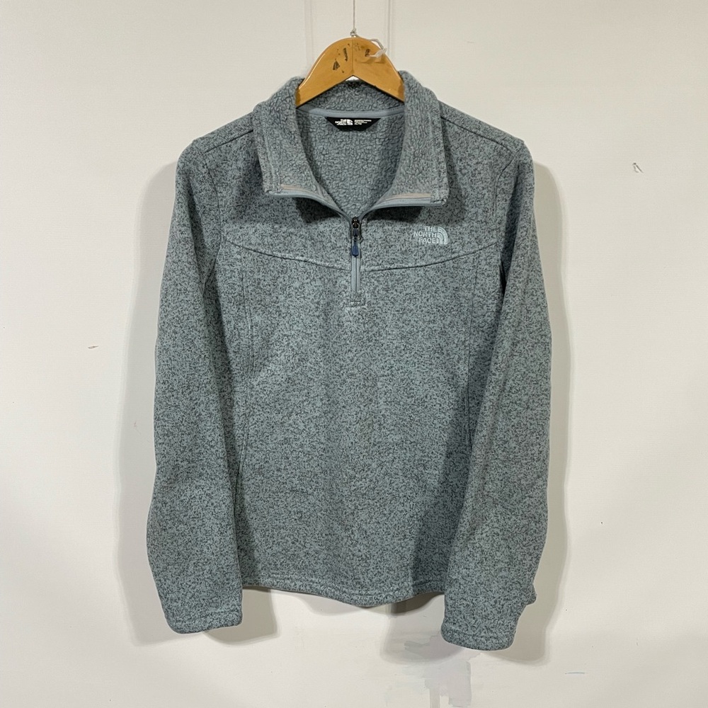 The north face quarter zip fleece sweatshirt